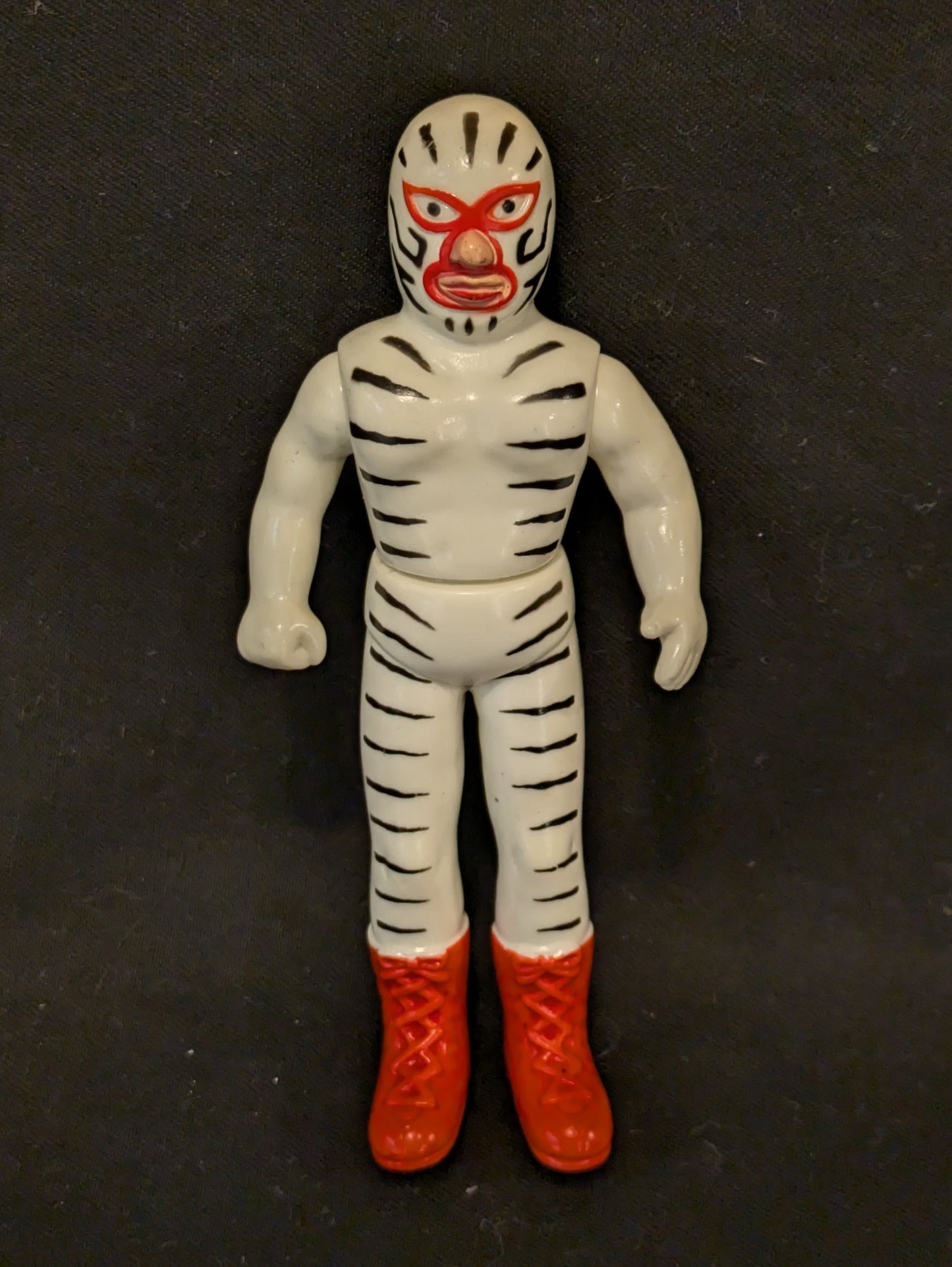 Nakajima Seisakusho Tiger Mask Anime Great Zebra 6.5" Sofubi