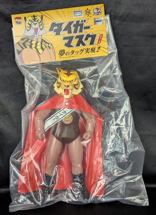 Medicom Toy Denjin Nakajima Tiger Mask Anime King Tiger Sofubi