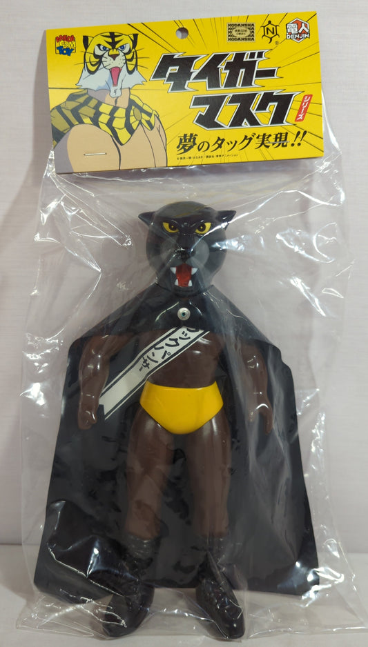 Medicom Toy Denjin Nakajima Tiger Mask Anime Black Panther Sofubi