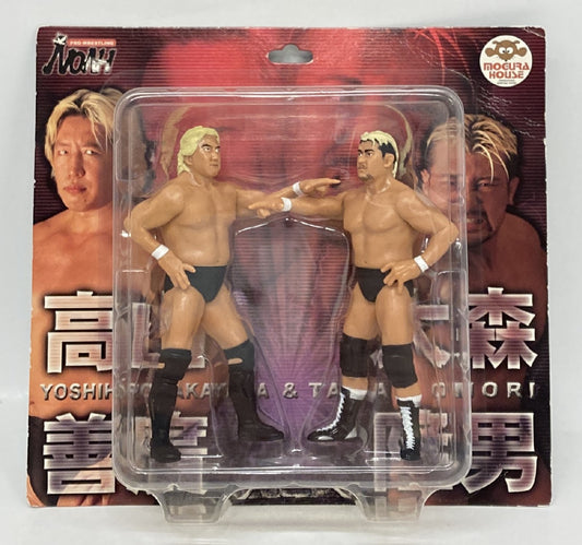 Pro-Wrestling NOAH Mogura House Multipack: Yoshihiro Takayama & Takao Omori [With Black Trunks & Blond Hair, In Pointing Pose]