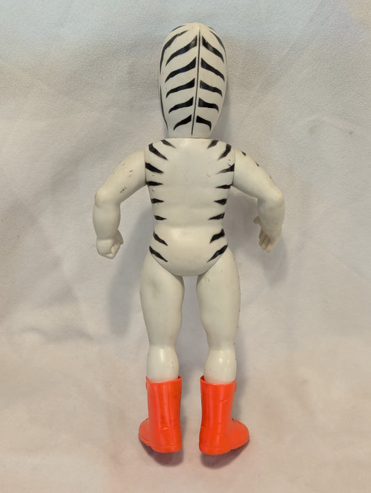 1969 Nakajima Seisakusho Tiger Mask Anime Great Zebra 10" Sofubi