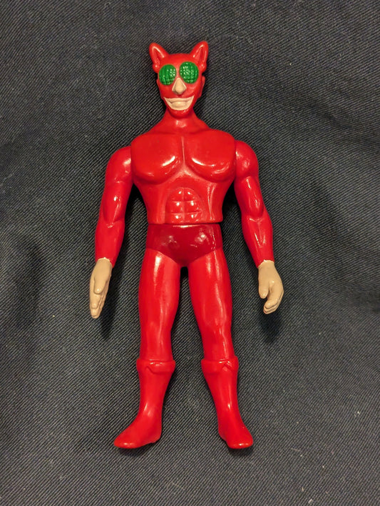 2002 TOMY Tiger Mask Anime Blind Box Sofubi Red Death Mask