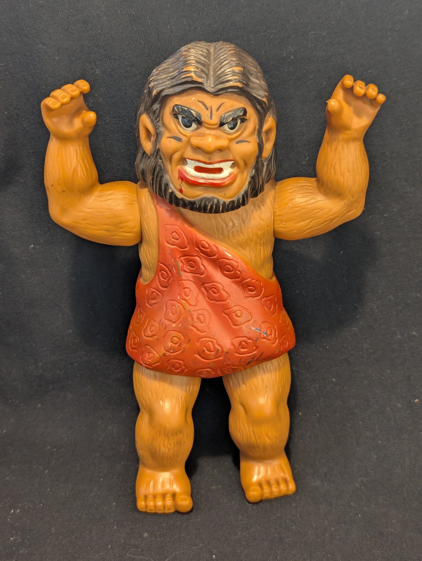 1969 Nakajima Seisakusho Tiger Mask Anime Gorilla-Man 10" Sofubi