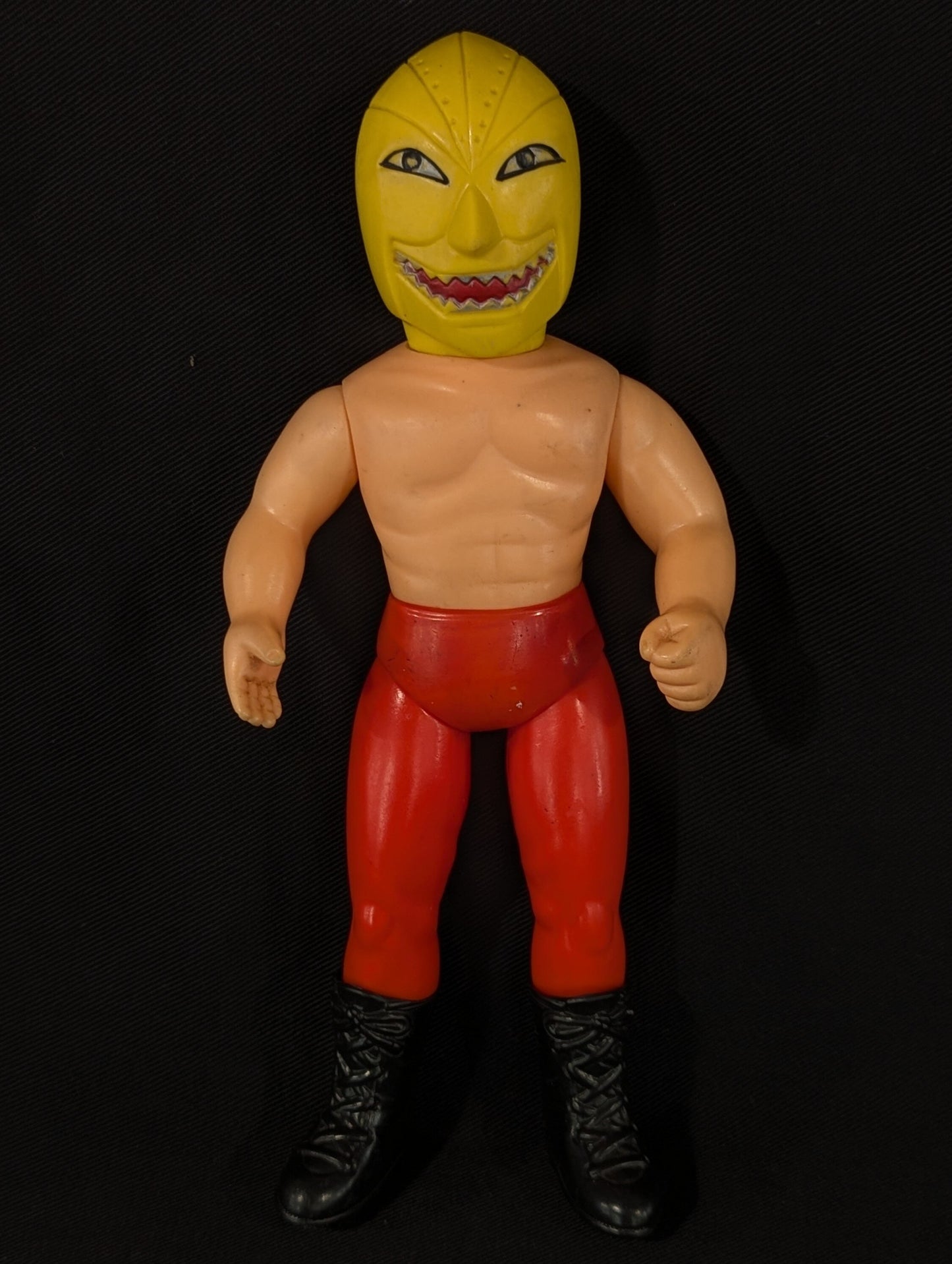 1969 Nakajima Seisakusho Tiger Mask Anime Golden Mask 10" Sofubi