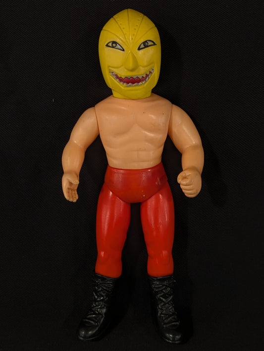 1969 Nakajima Seisakusho Tiger Mask Anime Golden Mask 10" Sofubi