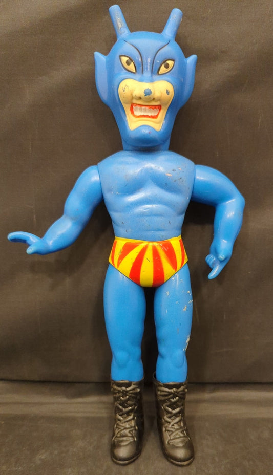 1969 Nakajima Seisakusho Tiger Mask Anime King Satan 10" Sofubi