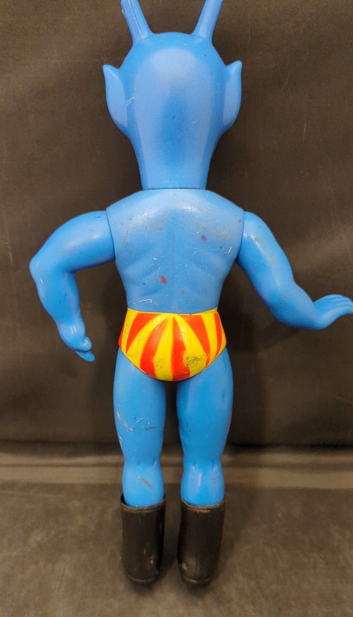 1969 Nakajima Seisakusho Tiger Mask Anime King Satan 10" Sofubi