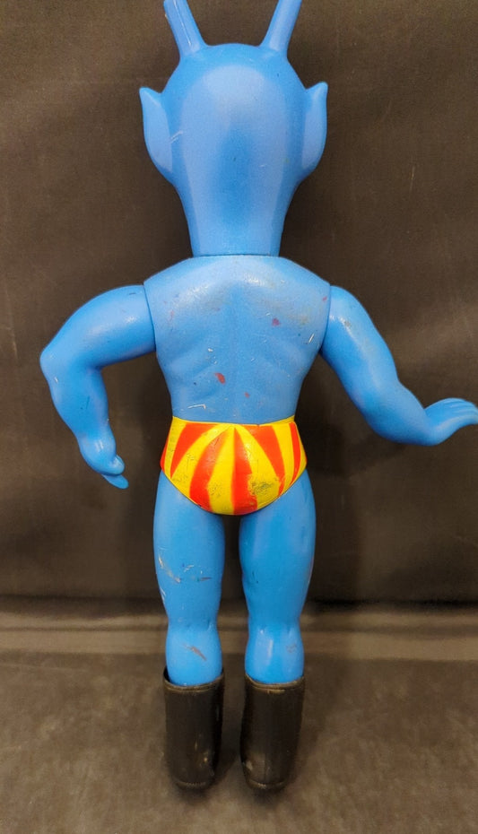 1969 Nakajima Seisakusho Tiger Mask Anime King Satan 10" Sofubi