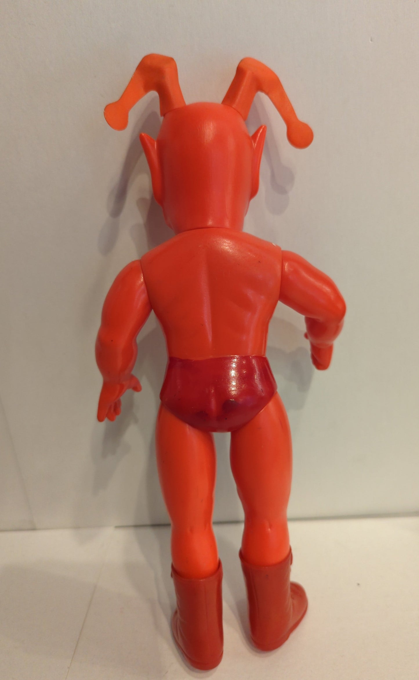 1969 Nakajima Seisakusho Tiger Mask Anime Red Death Mask 10" Sofubi