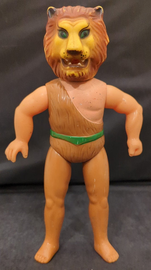 1969 Nakajima Seisakusho Tiger Mask Anime Lion Man 10" Sofubi