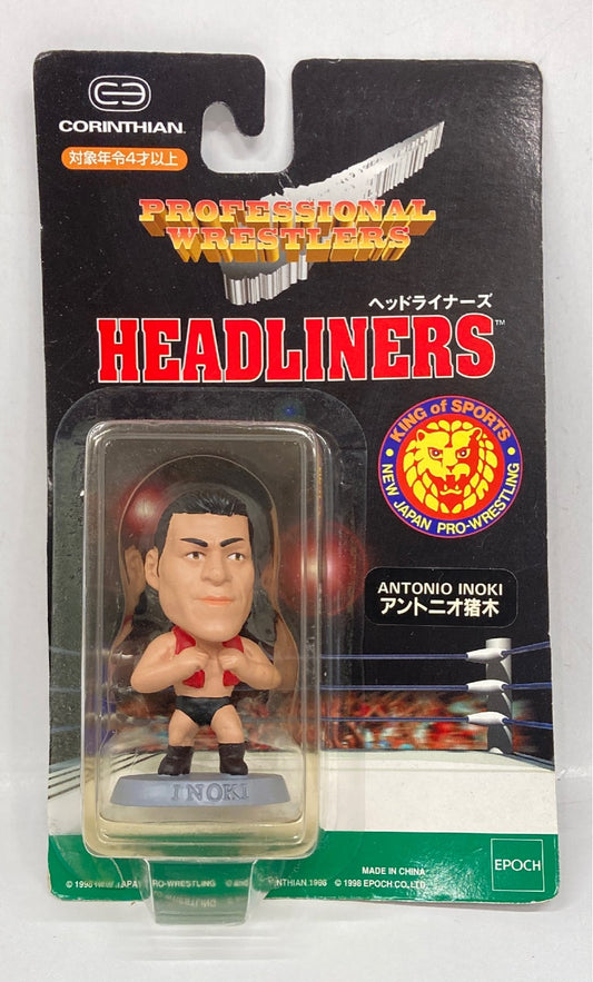 1998 NJPW Epoch Professional Wrestlers Headliners Antonio Inoki [With Red Towel]