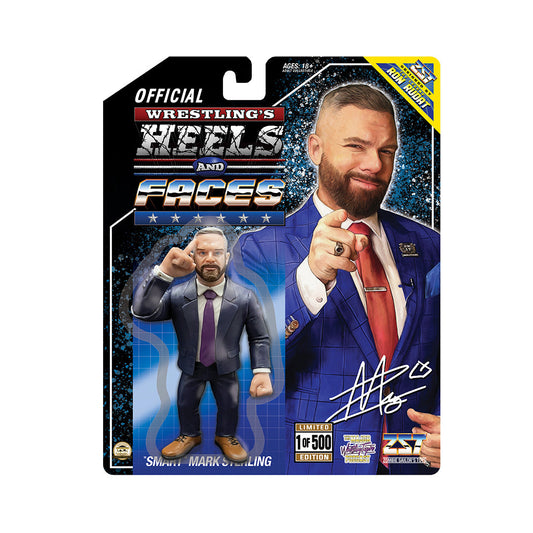 2024 Zombie Sailor's Toys Wrestling's Heels & Faces NYCC Exclusive "Smart" Mark Sterling [With Navy Blue Suit]