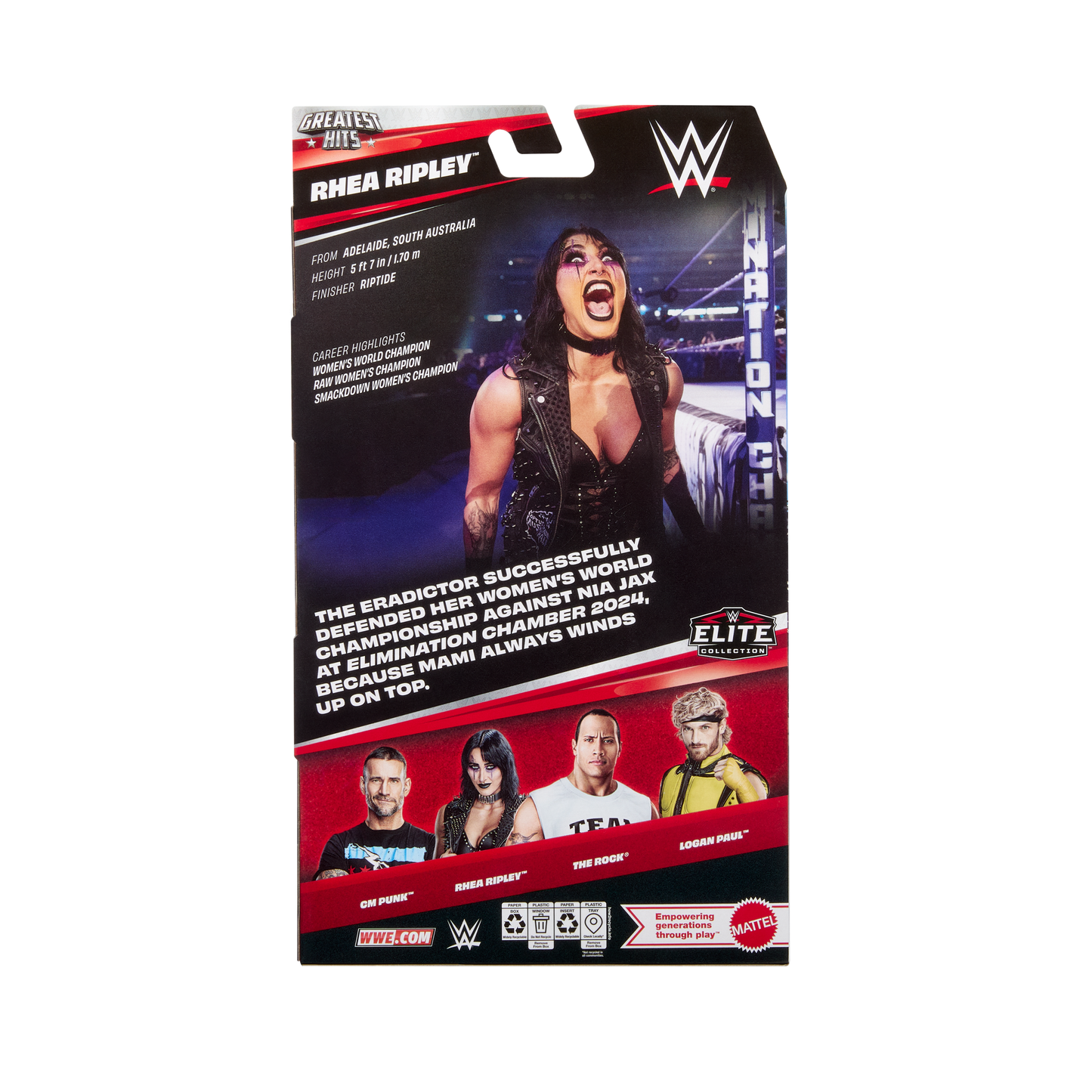 2026 WWE Mattel Elite Collection Greatest Hits Series 11 Rhea Ripley