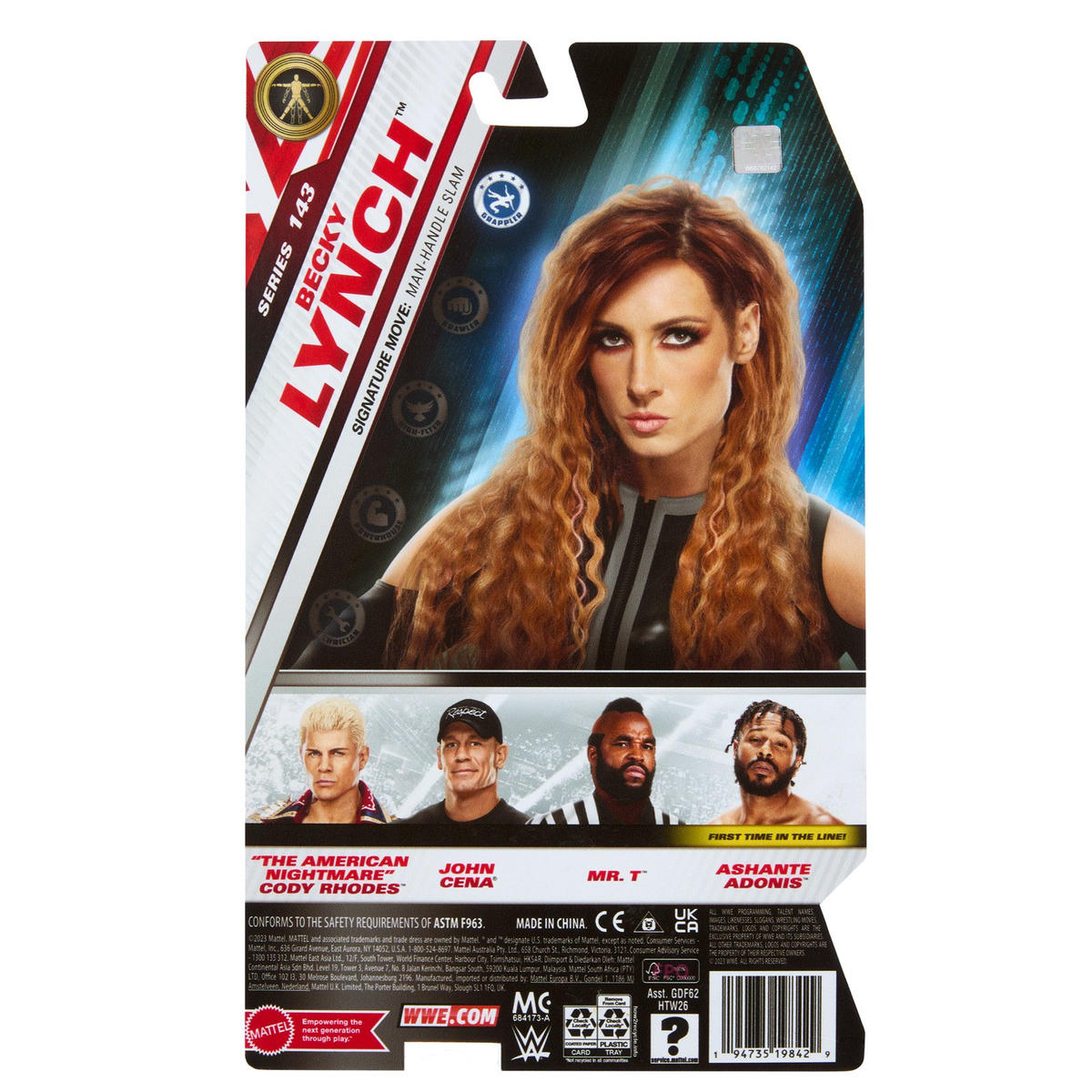 2023 WWE Mattel Basic Series 143 Becky Lynch – Wrestling Figure
