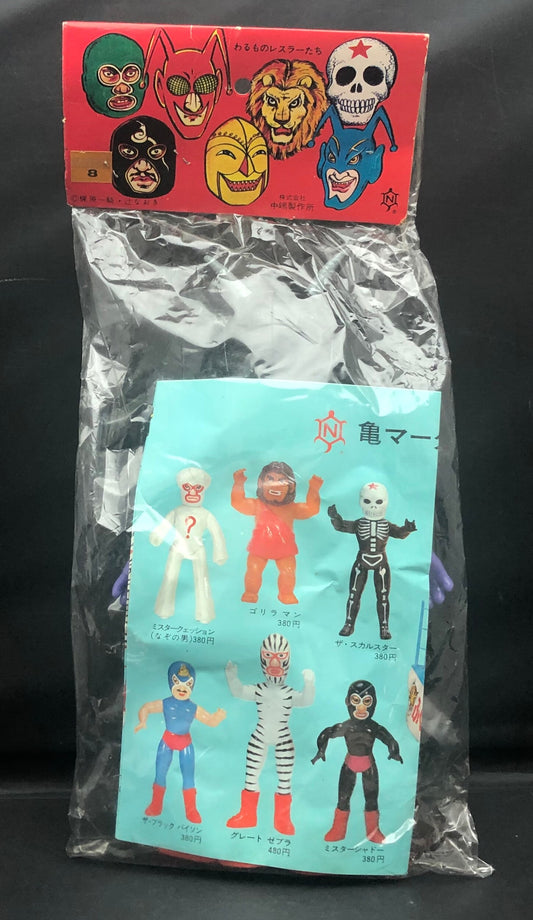 1969 Nakajima Seisakusho Tiger Mask Anime Devil Spider 10" Sofubi