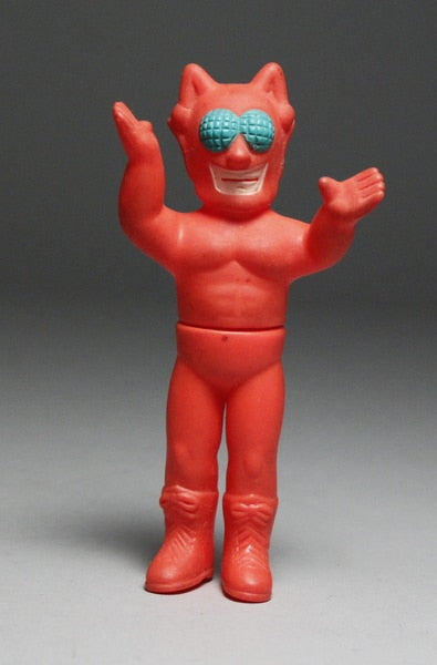 Nakajima Seisakusho Tiger Mask Anime Red Death Mask 5" Unarticulated Sofubi