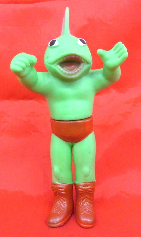 Nakajima Seisakusho Tiger Mask Anime Piranian 5" Unarticulated Sofubi
