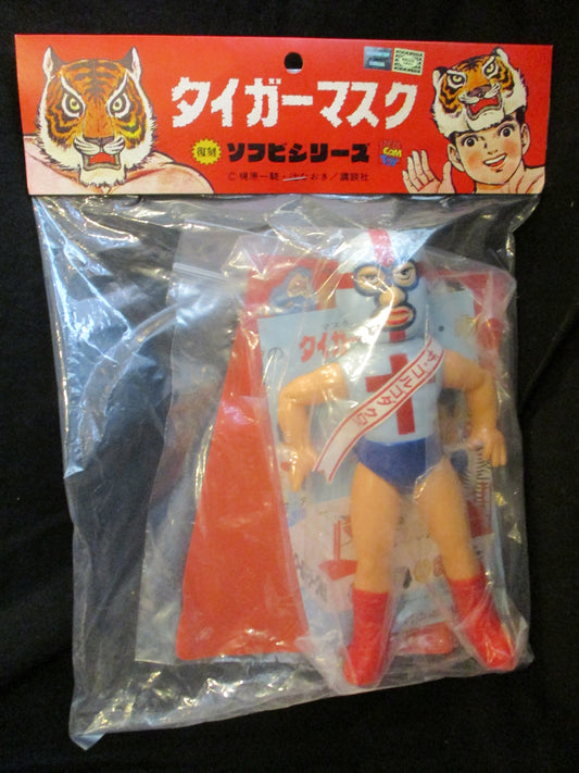 Medicom Toy Denjin Nakajima Tiger Mask Anime Golgotha Cross Reproduction Sofubi
