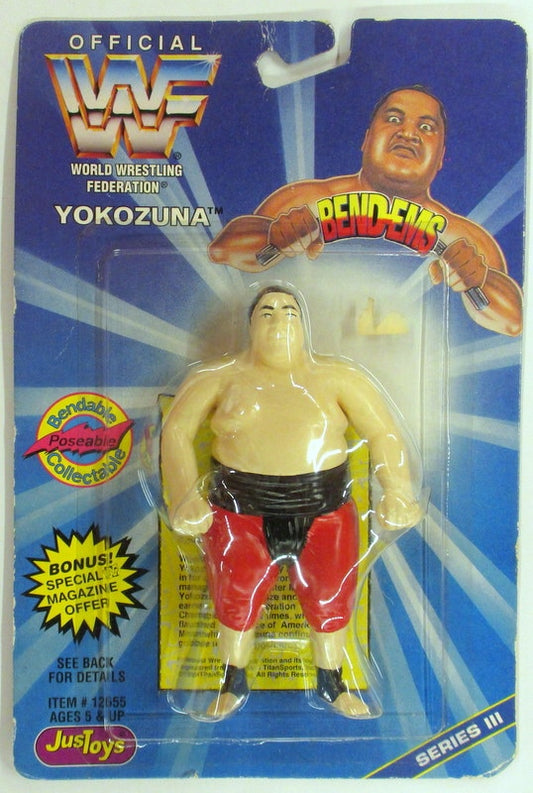1996 WWF Just Toys Bend-Ems Series 3 Yokozuna