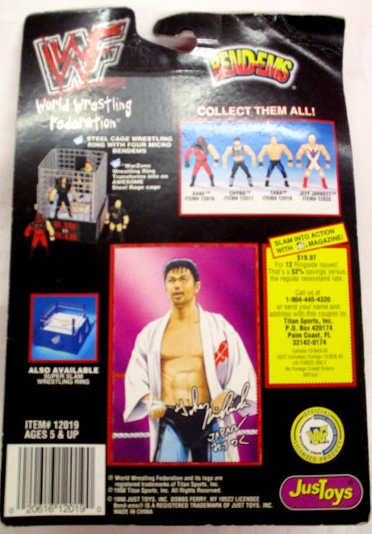 1998 WWF Just Toys Bend-Ems Series 8 TAKA