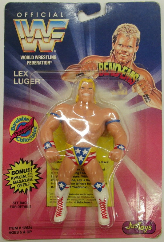 1994 WWF Just Toys Bend-Ems Series 1 Lex Luger