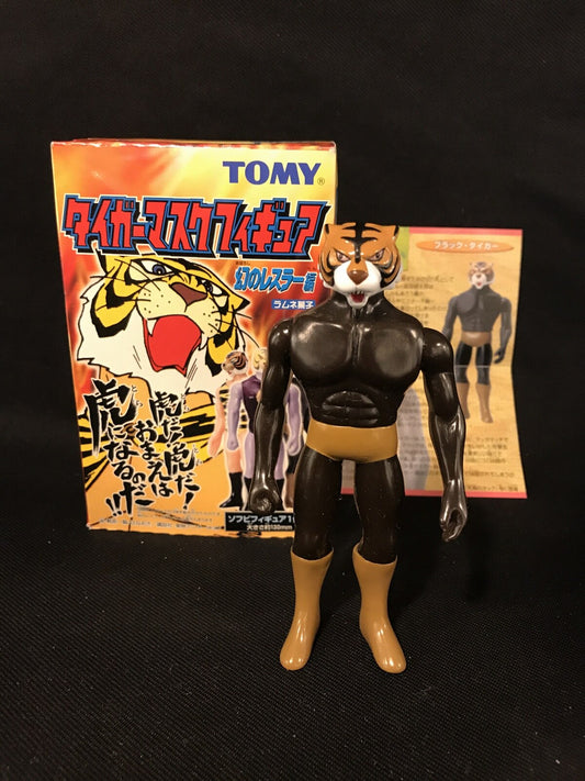 TOMY Tiger Mask Anime Phantom Wrestler Series Blind Box Sofubi Black Tiger