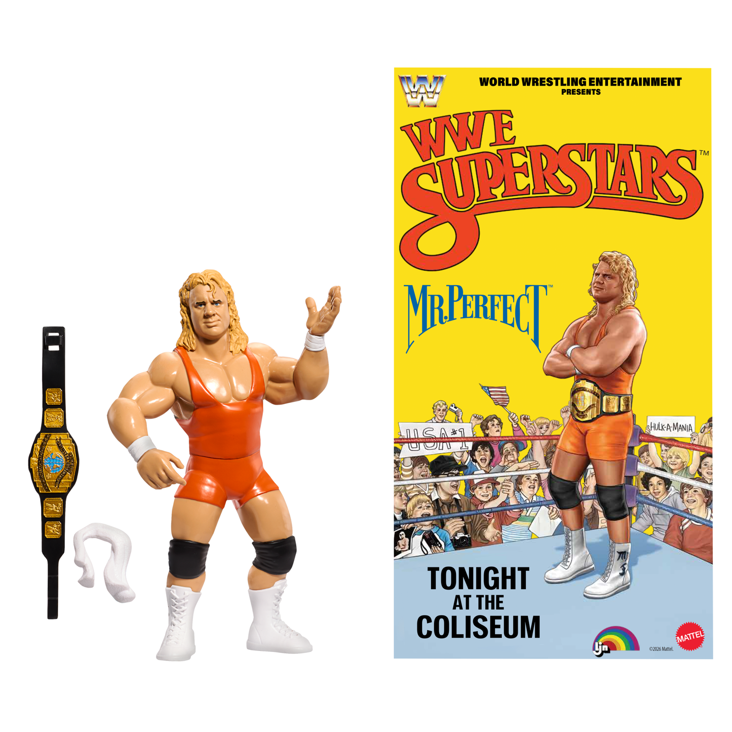 2026 Mattel LJN WWE Superstars Series 4 Mr. Perfect [Chase]