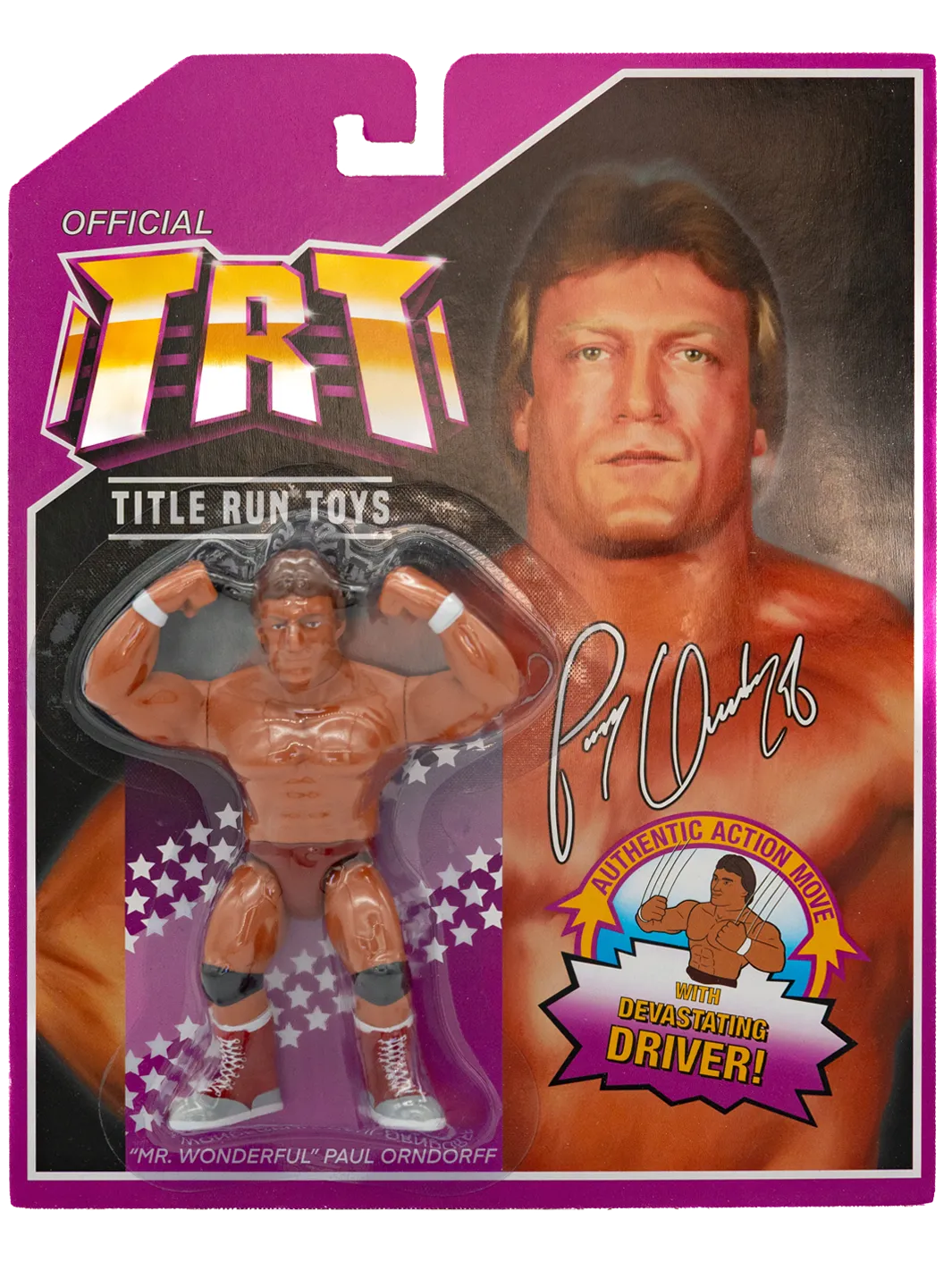 2025 Title Run Toys Series 1 "Mr. Wonderful" Paul Orndorff