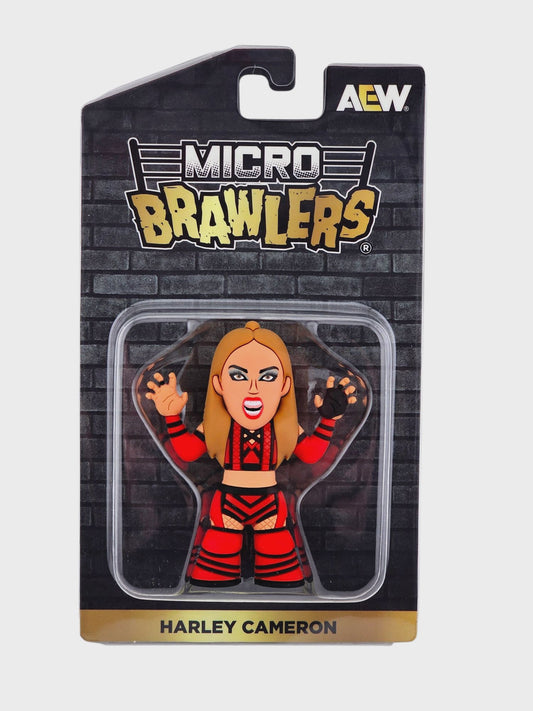 2025 AEW Pro Wrestling Tees Crate Exclusive Harley Cameron Micro Brawler