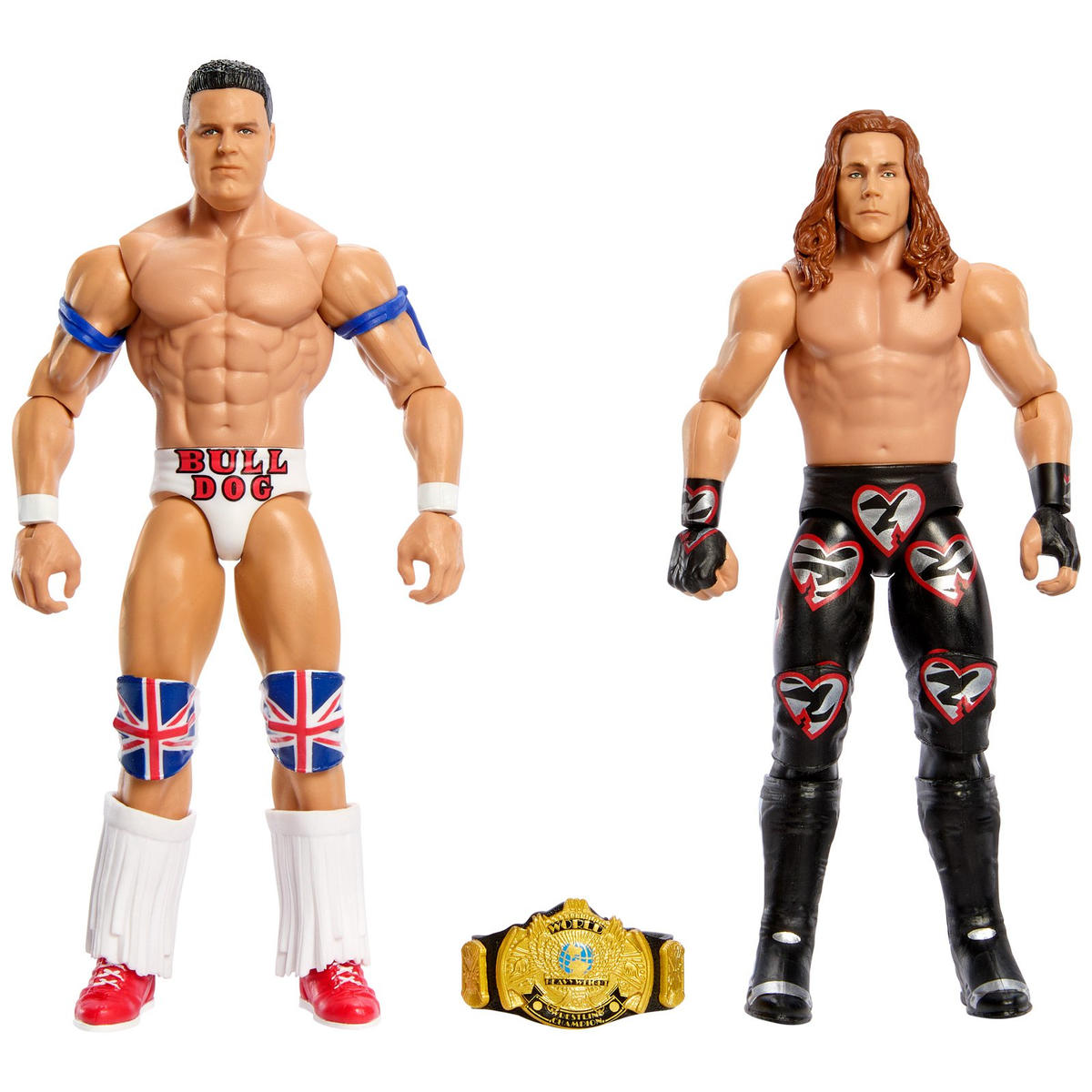 2024 WWE Mattel Basic Championship Showdown Series 16 British Bulldog vs. Shawn Michaels