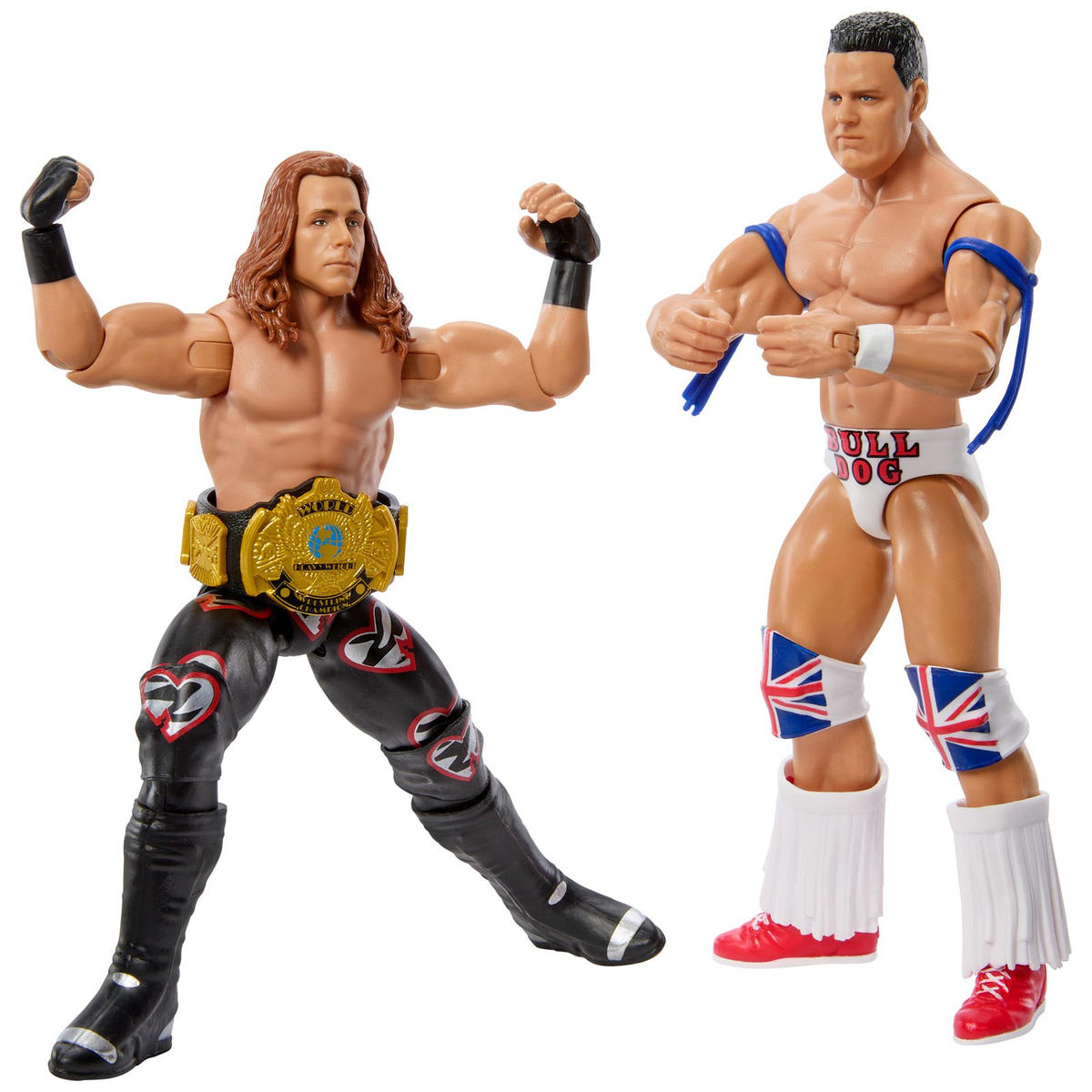 2024 WWE Mattel Basic Championship Showdown Series 16 British Bulldog vs. Shawn Michaels
