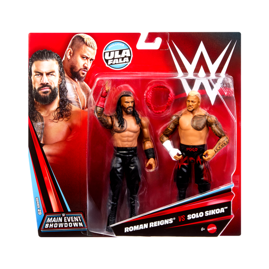 2026 WWE Mattel Main Event Showdown Series 29 Solo Sikoa vs. Roman Reigns