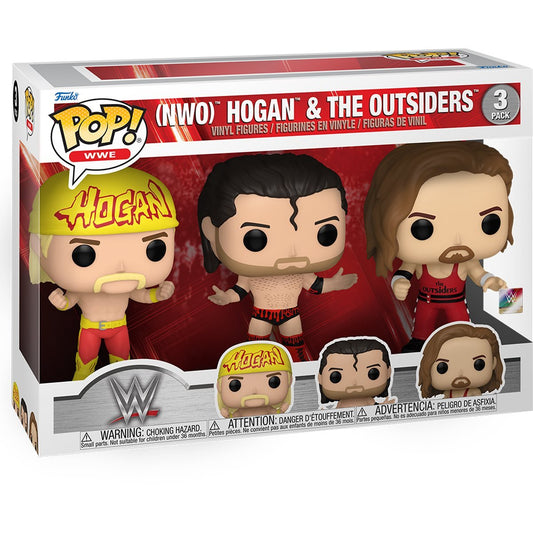 2024 WWE Funko POP! Vinyls nWo 3-Pack: Hogan & The Outsiders