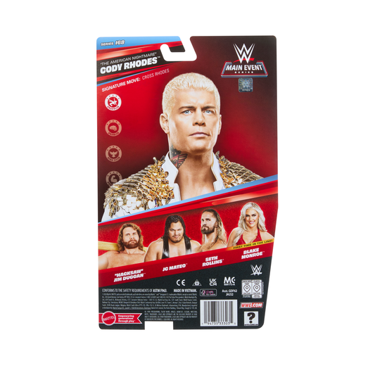 2026 WWE Mattel Main Event Series 168 "The American Nightmare" Cody Rhodes