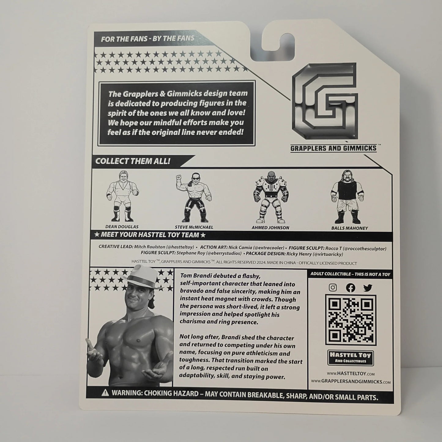 2026 Hasttel Toy Grapplers & Gimmicks Tom Brandi [Salvatore Sincere]