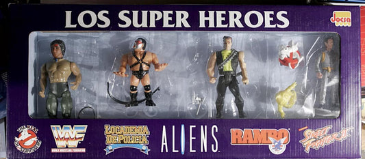 Jocsa Los Super Heroes Multipack [With 1990 WWF Hasbro Series 1 Ax with Ax Attack!]