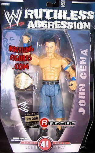 2009 WWE Jakks Pacific Ruthless Aggression Series 41 John Cena [Chase]