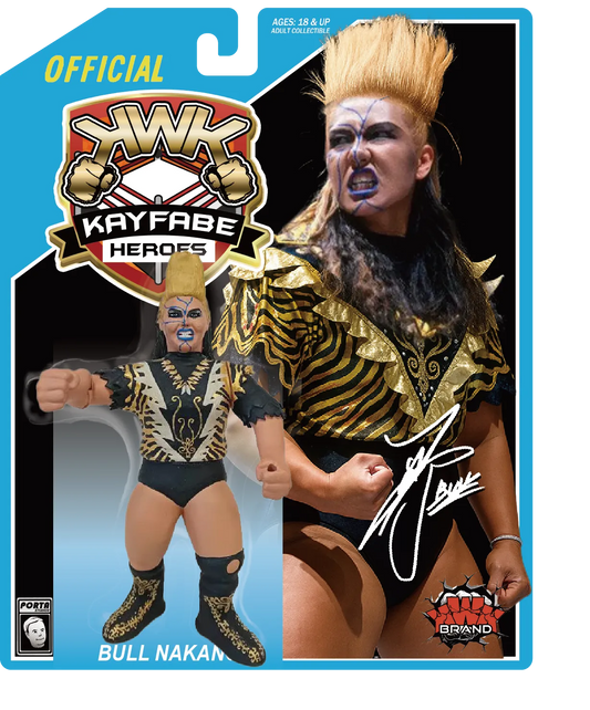 KWK Kayfabe Heroes Series 4 Bull Nakano [Blue Card Variant]