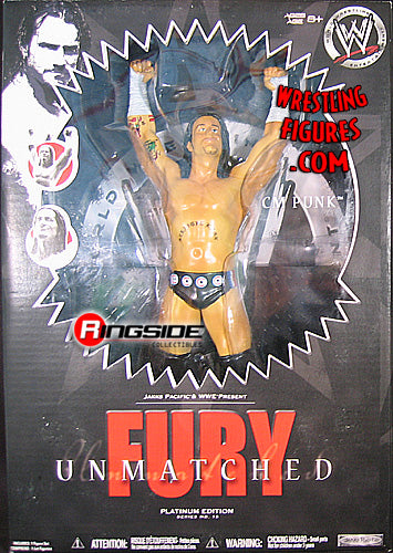 2008 WWE Jakks Pacific Unmatched Fury Series 15 CM Punk