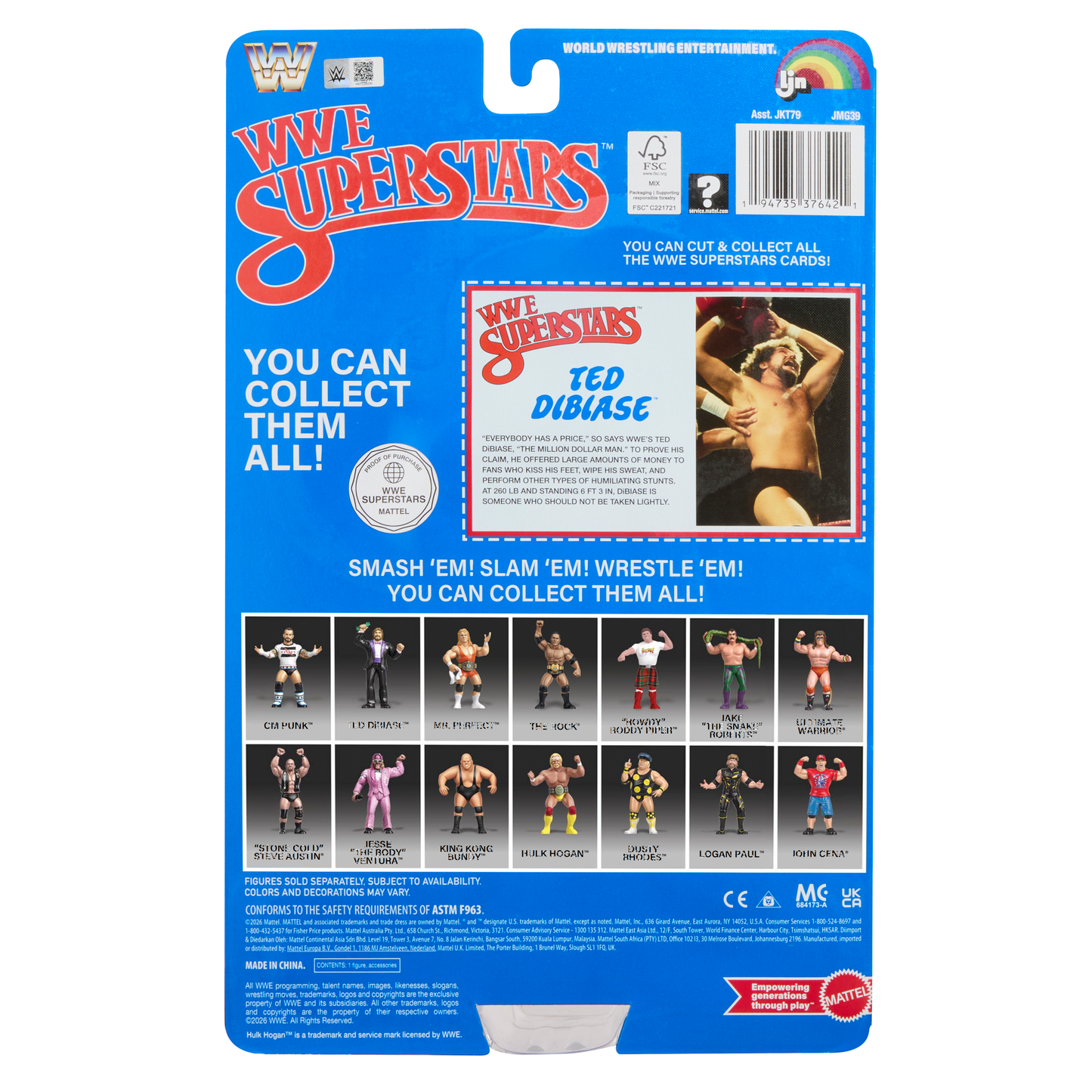 2026 Mattel LJN WWE Superstars Series 4 Ted DiBiase [Chase]