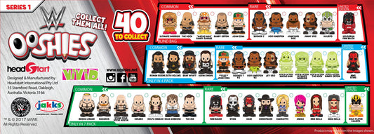 2017 WWE Headstart Ooshies Series 1 Pencil Topper Blind Bag