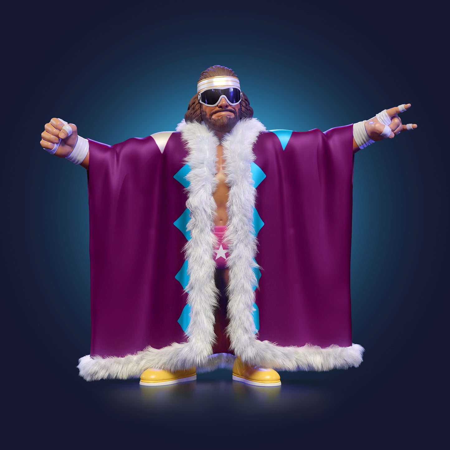 Toy Notion Wrestle Feds Series 2 "Macho Man" Randy Savage [March 1987]