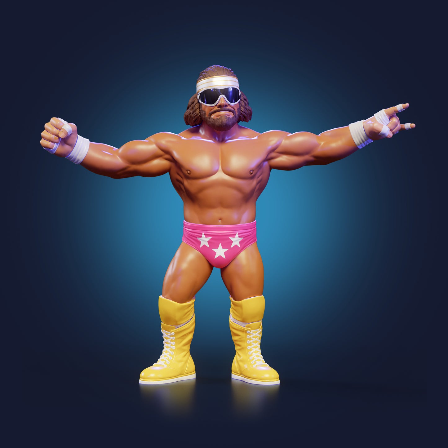 Toy Notion Wrestle Feds Series 2 "Macho Man" Randy Savage [March 1987]
