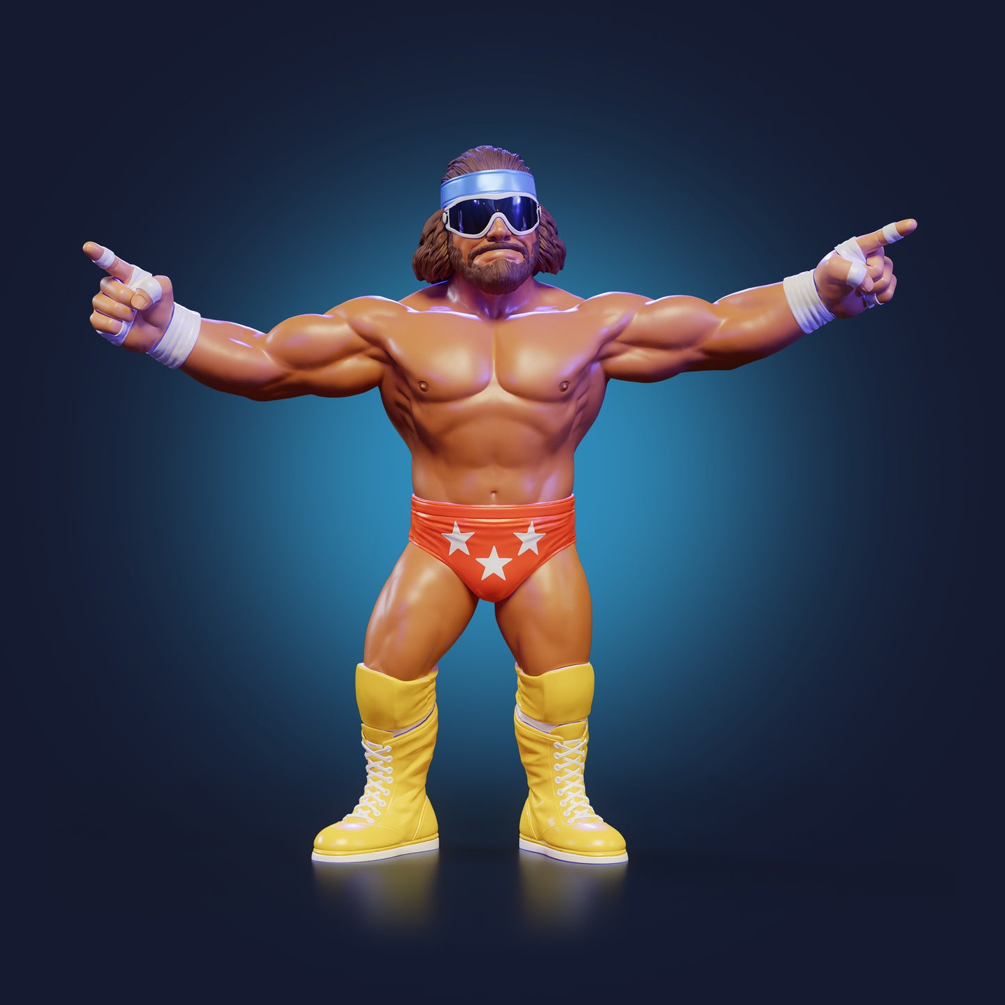 Toy Notion Wrestle Feds Series 2 "Macho Man" Randy Savage [March 1988]