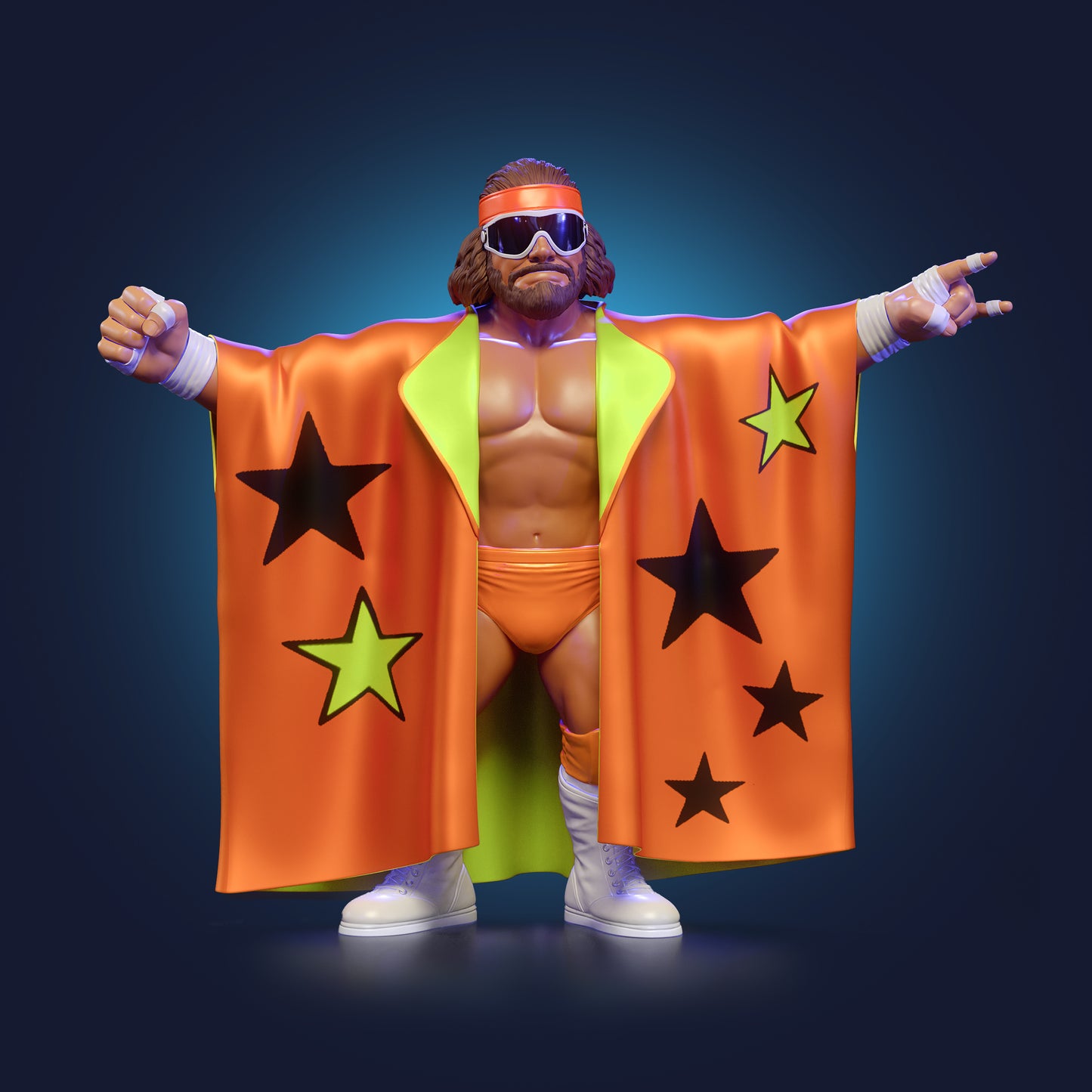 Toy Notion Wrestle Feds Series 2 "Macho Man" Randy Savage [April 1989]