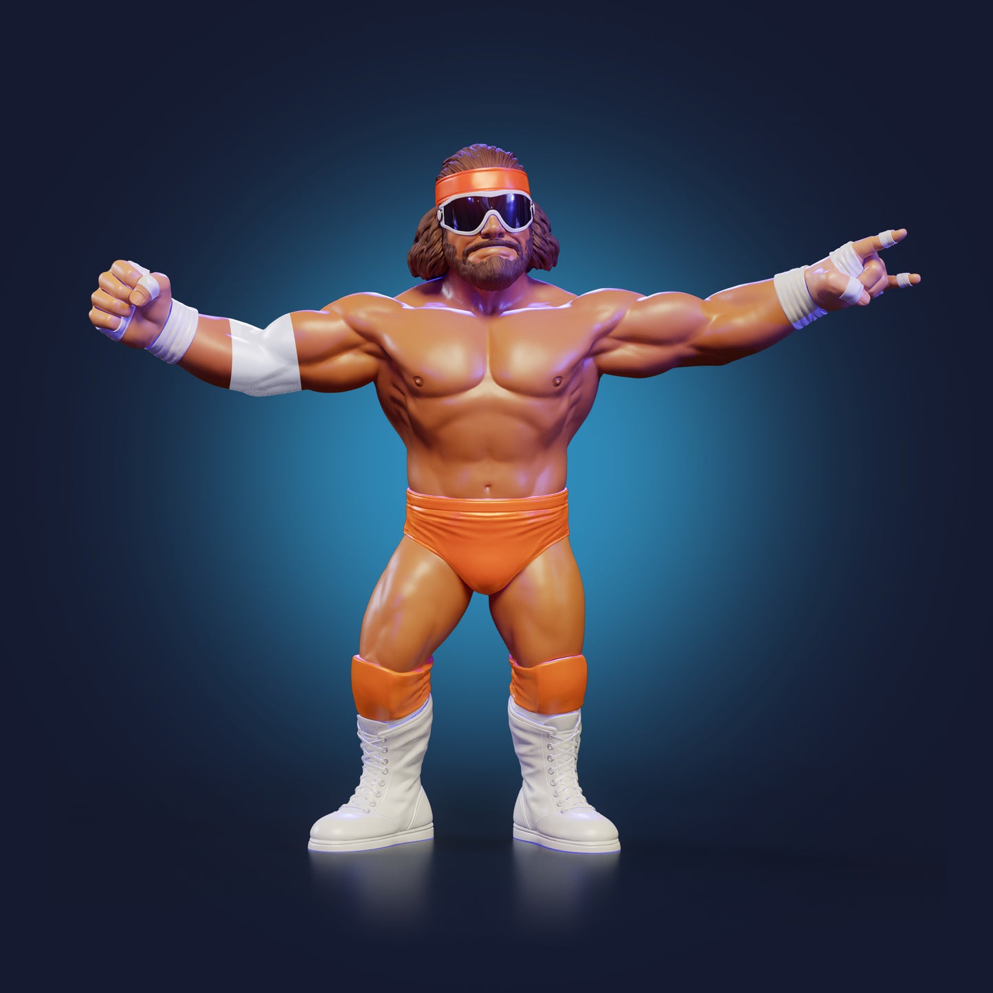 Toy Notion Wrestle Feds Series 2 "Macho Man" Randy Savage [April 1989]