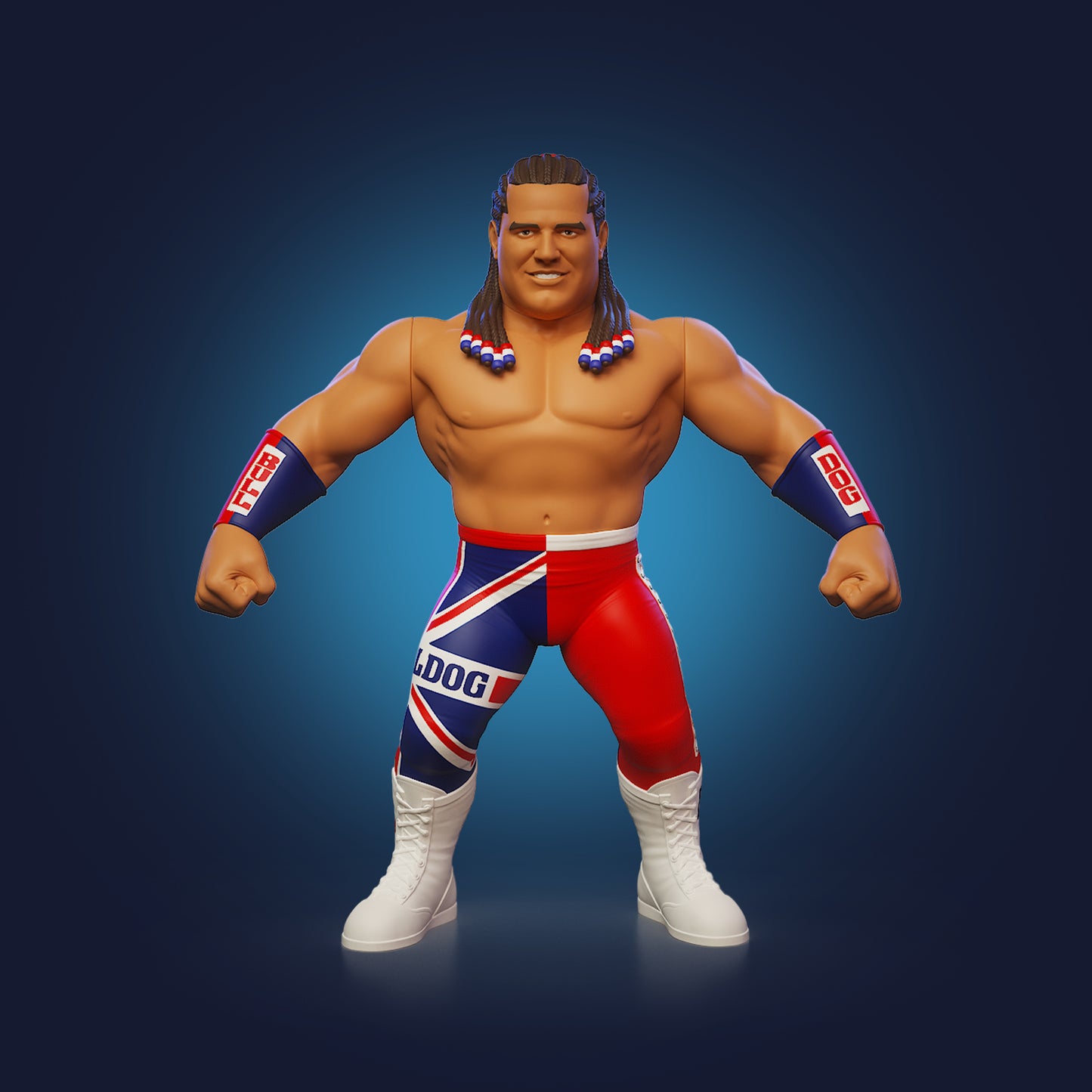2026 Toy Notion Wrestle Feds Series 1 The British Bulldog [August 1992]