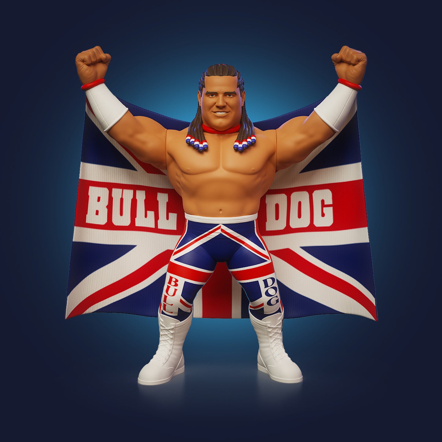 2026 Toy Notion Wrestle Feds Series 1 The British Bulldog [September 1992]