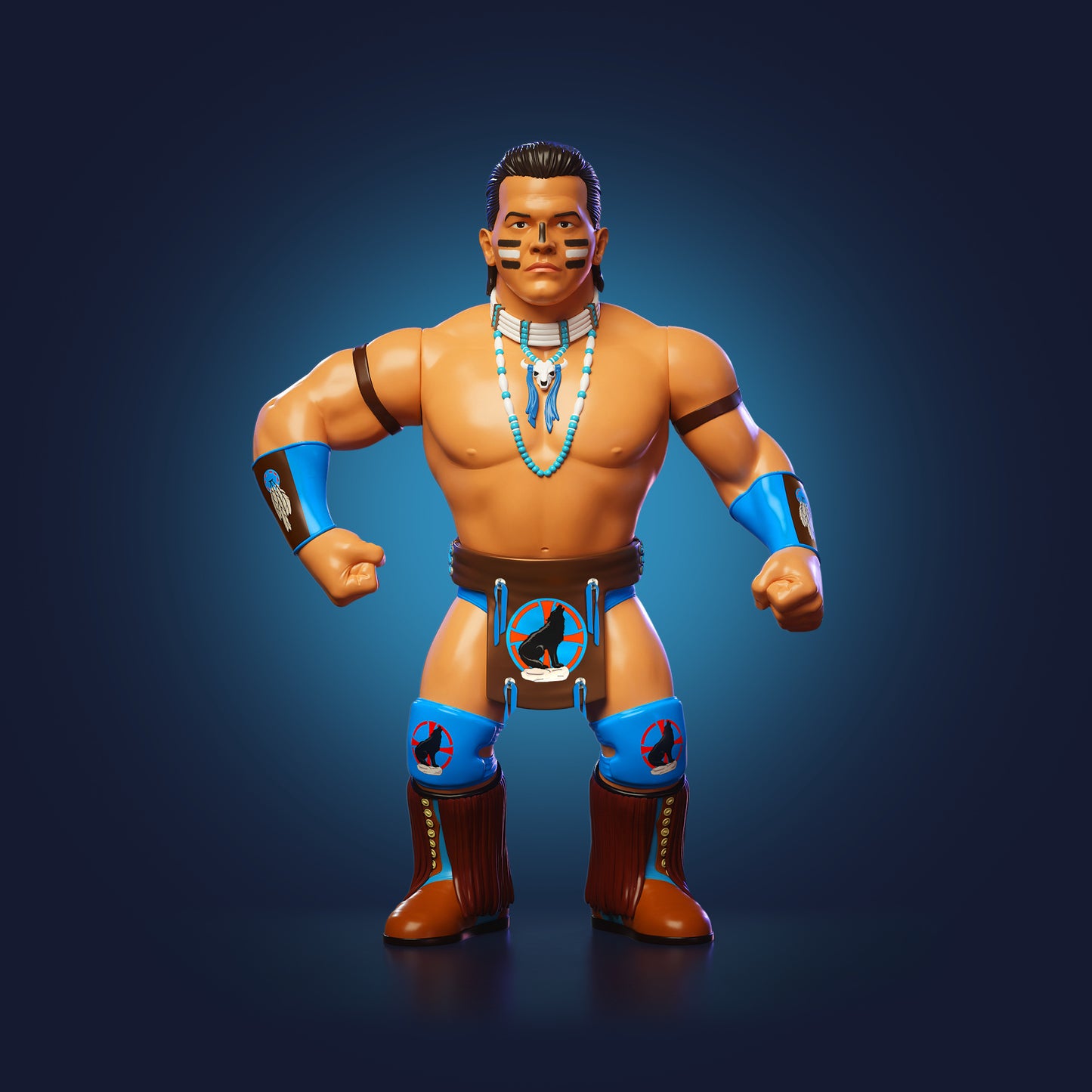 Toy Notion Wrestle Feds Series 3 Tatanka [January 1994]