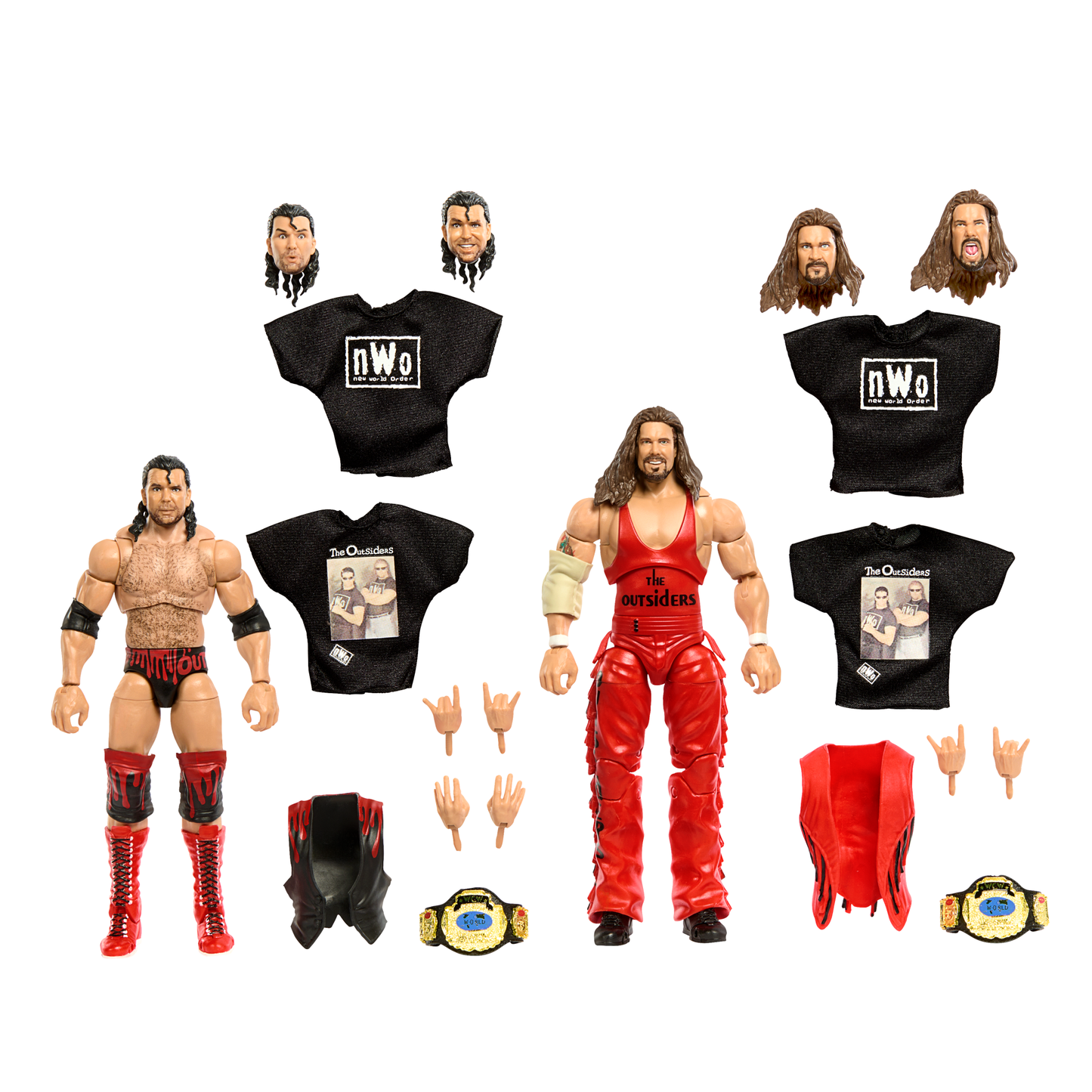 2024 WWE Mattel Ultimate Edition Tag Team The Outsiders: Scott Hall & Kevin Nash [Exclusive]